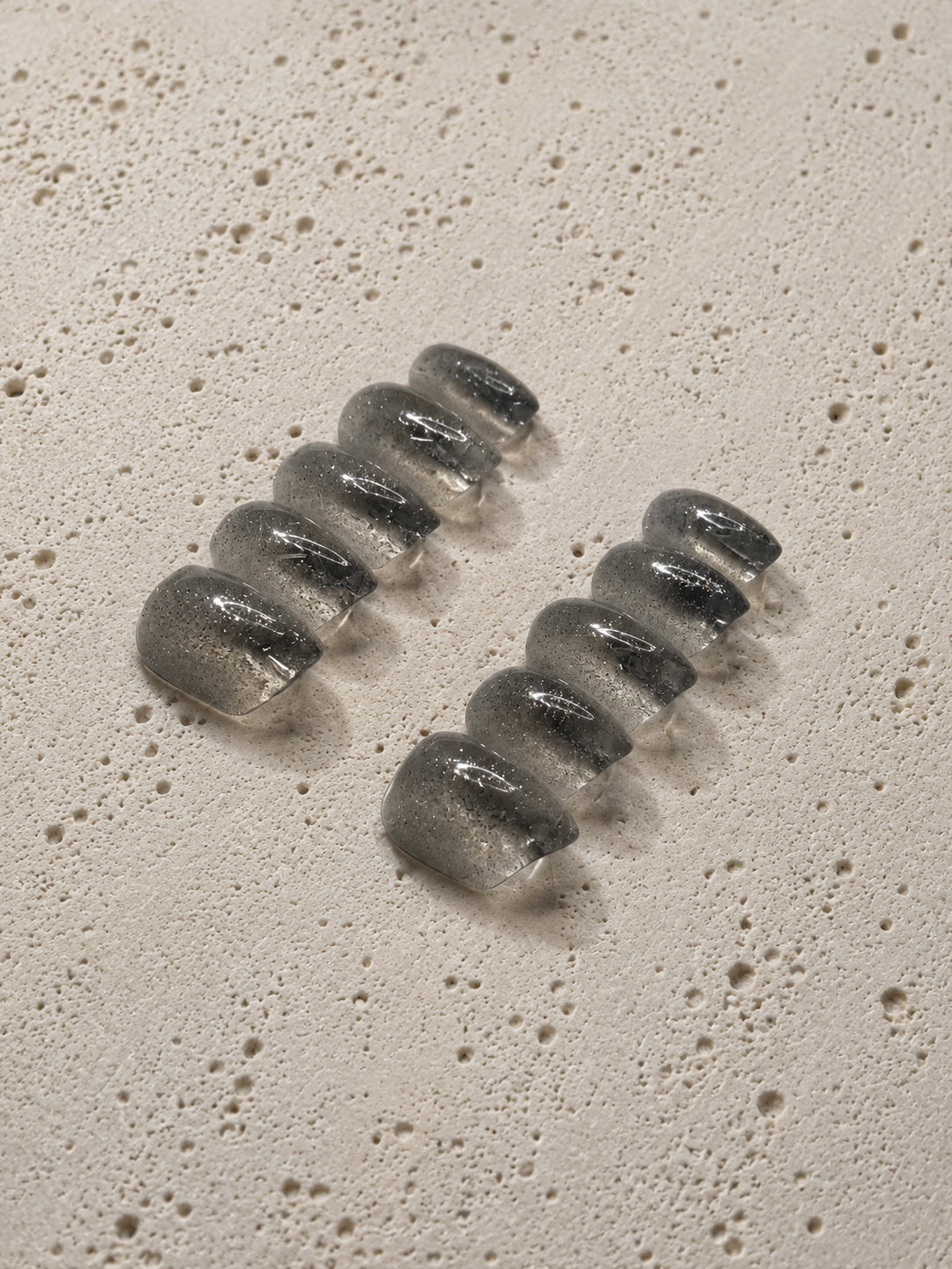 Smoky Clear Glitter
