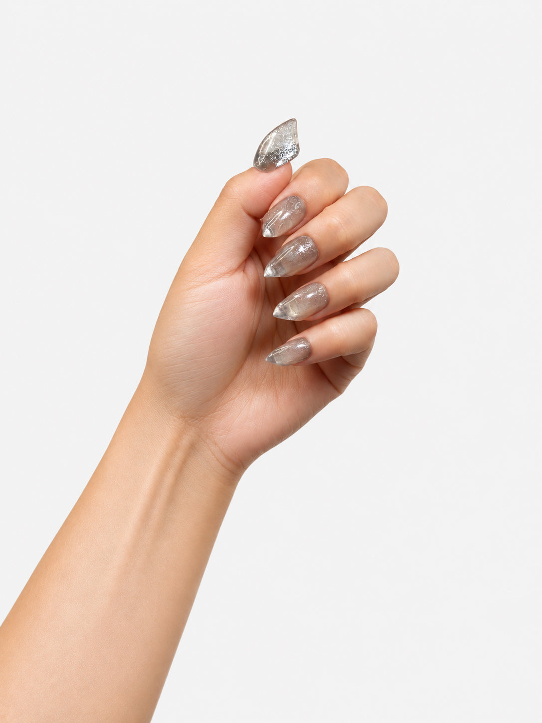 Smoky Clear Glitter