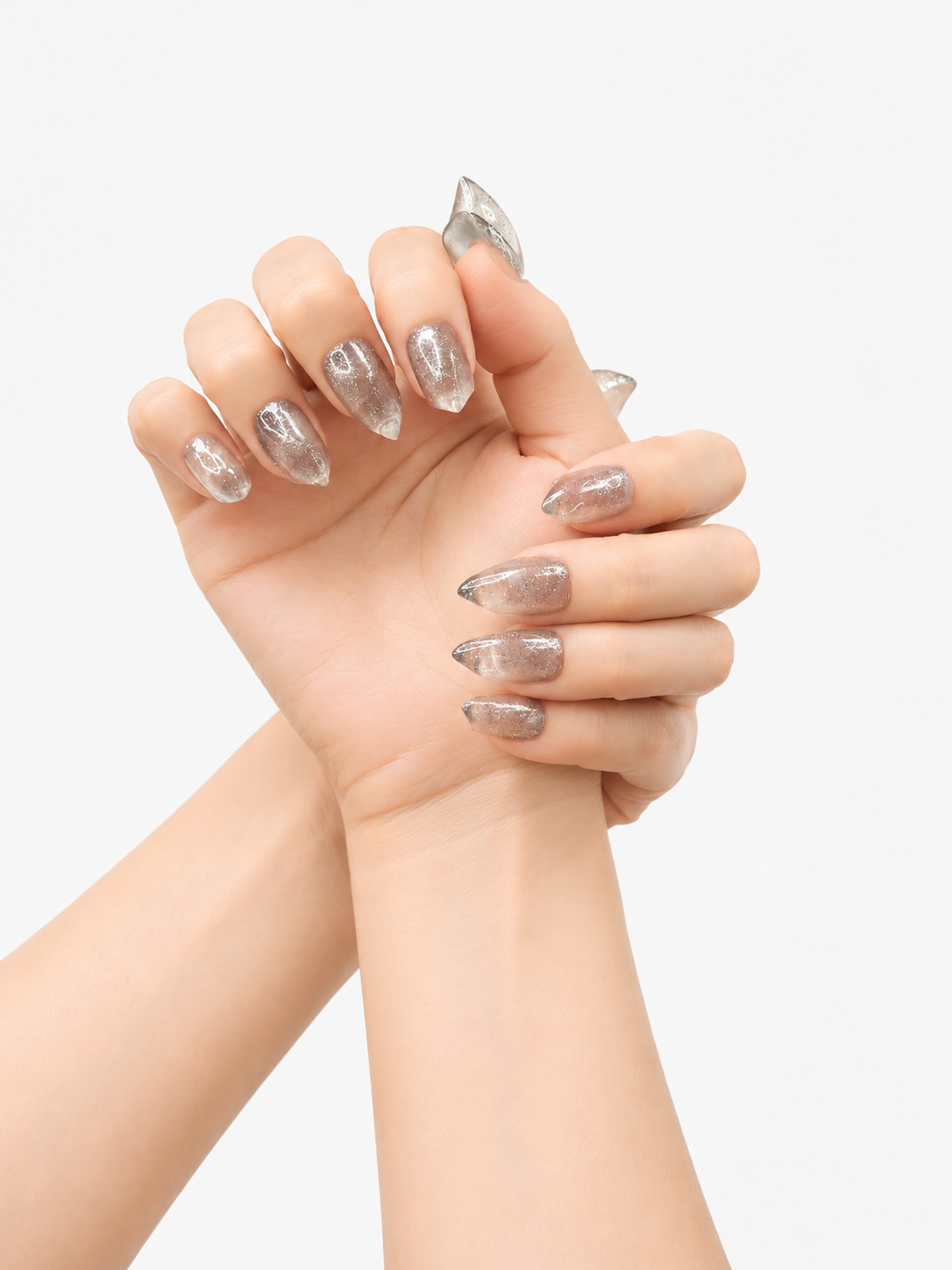 Smoky Clear Glitter