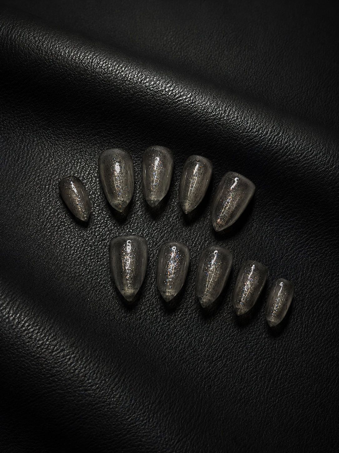 Smoky Clear Glitter