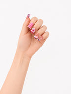Pink Cow Print Floral