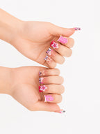 Pink Cow Print Floral