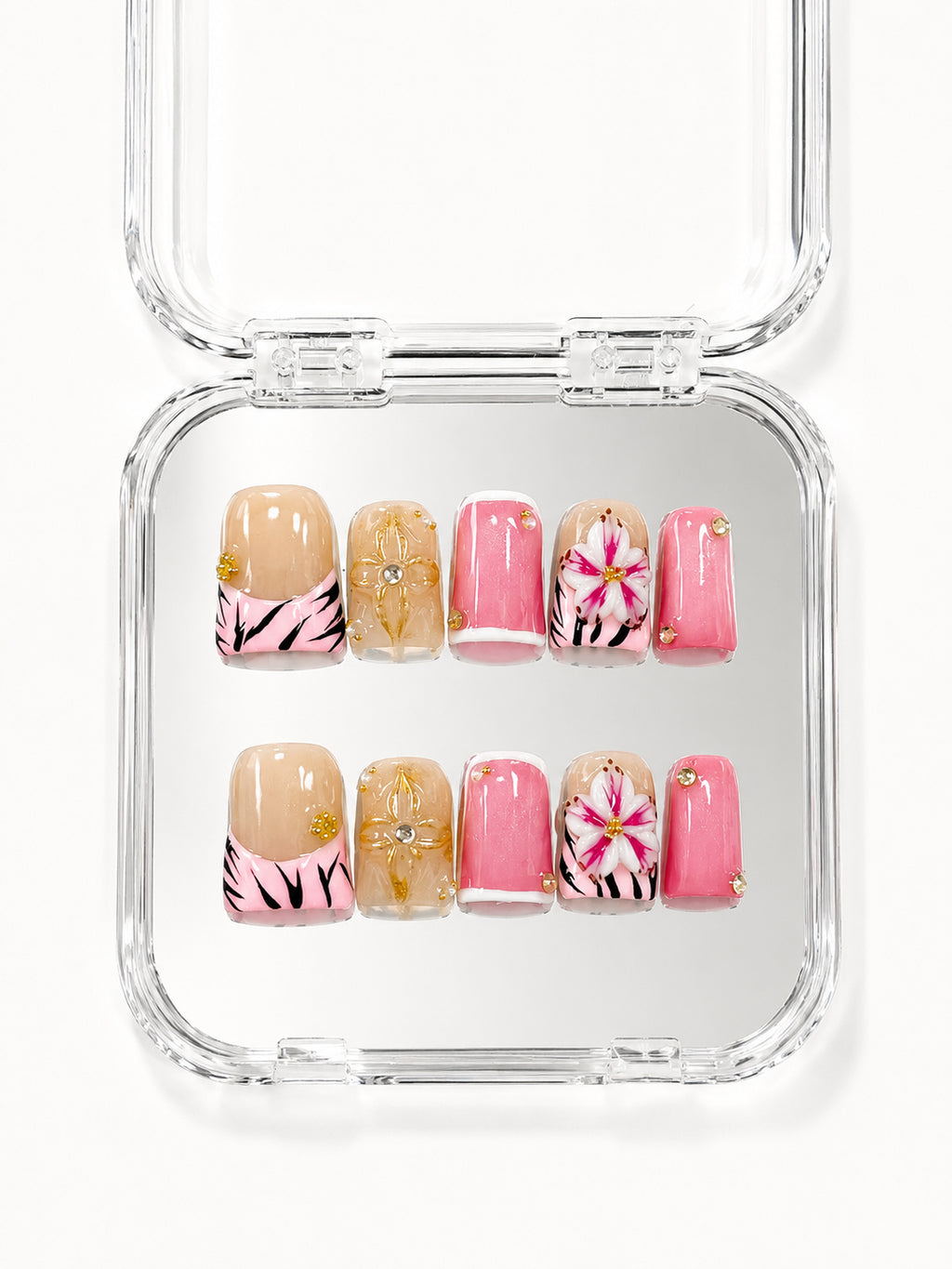 Pink Tiger Floral French