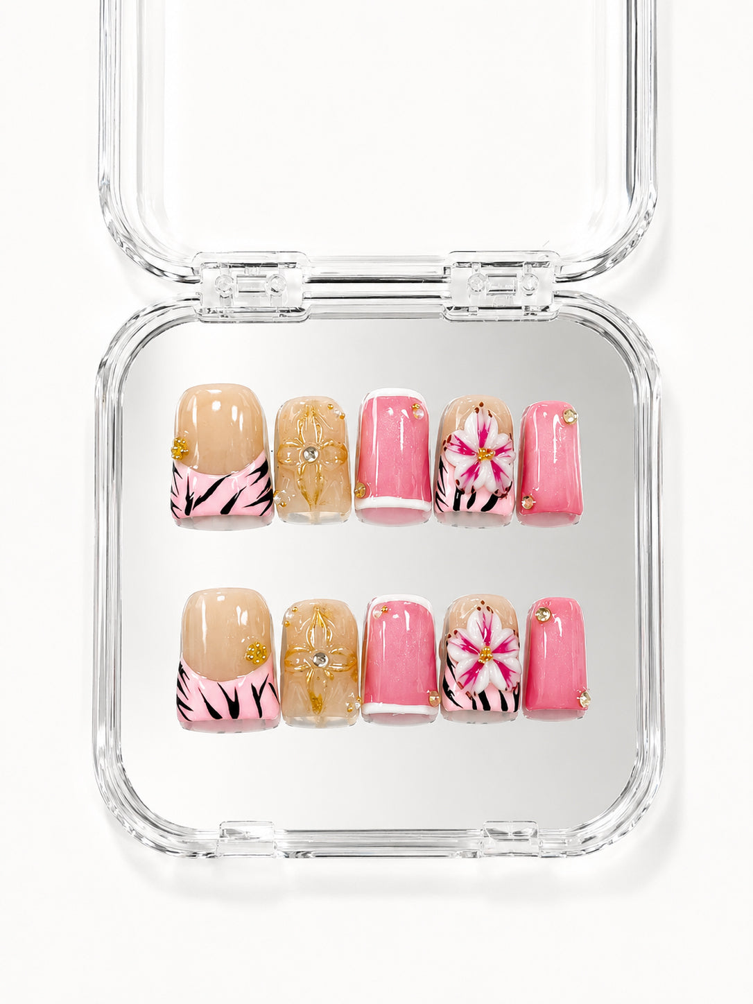Pink Tiger Floral French