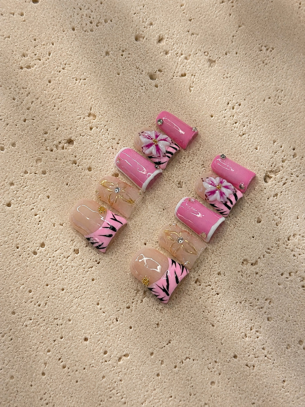 Pink Tiger Floral French