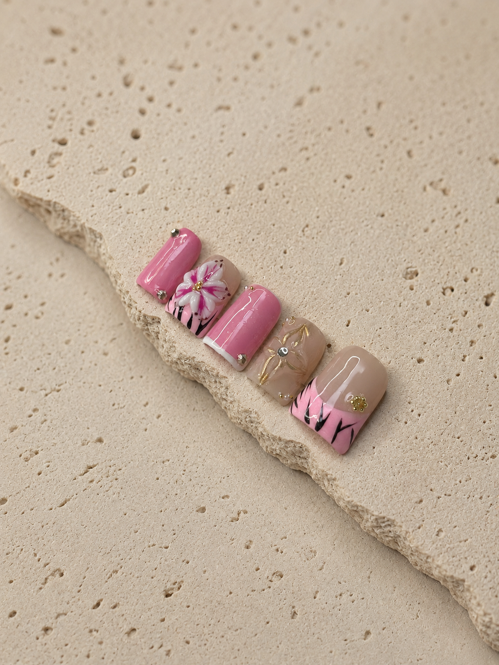 Pink Tiger Floral French