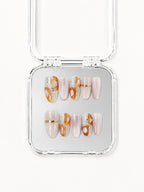 Peach Marble Glow