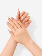 Peach Marble Glow
