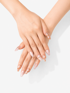 Peach Marble Glow