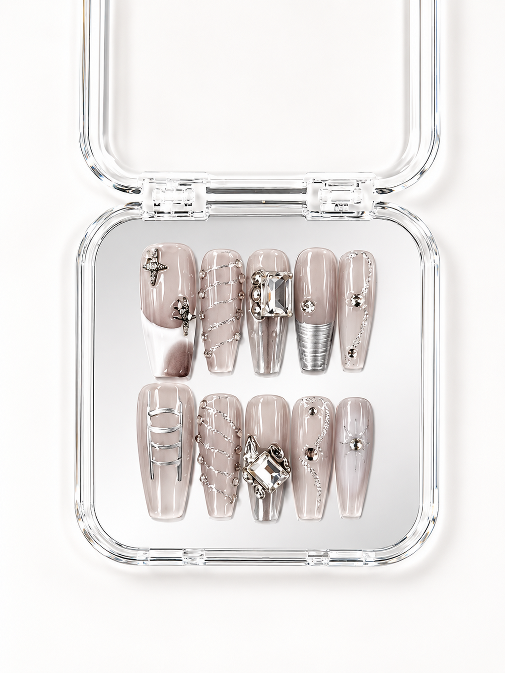 Nude Chrome Diamond