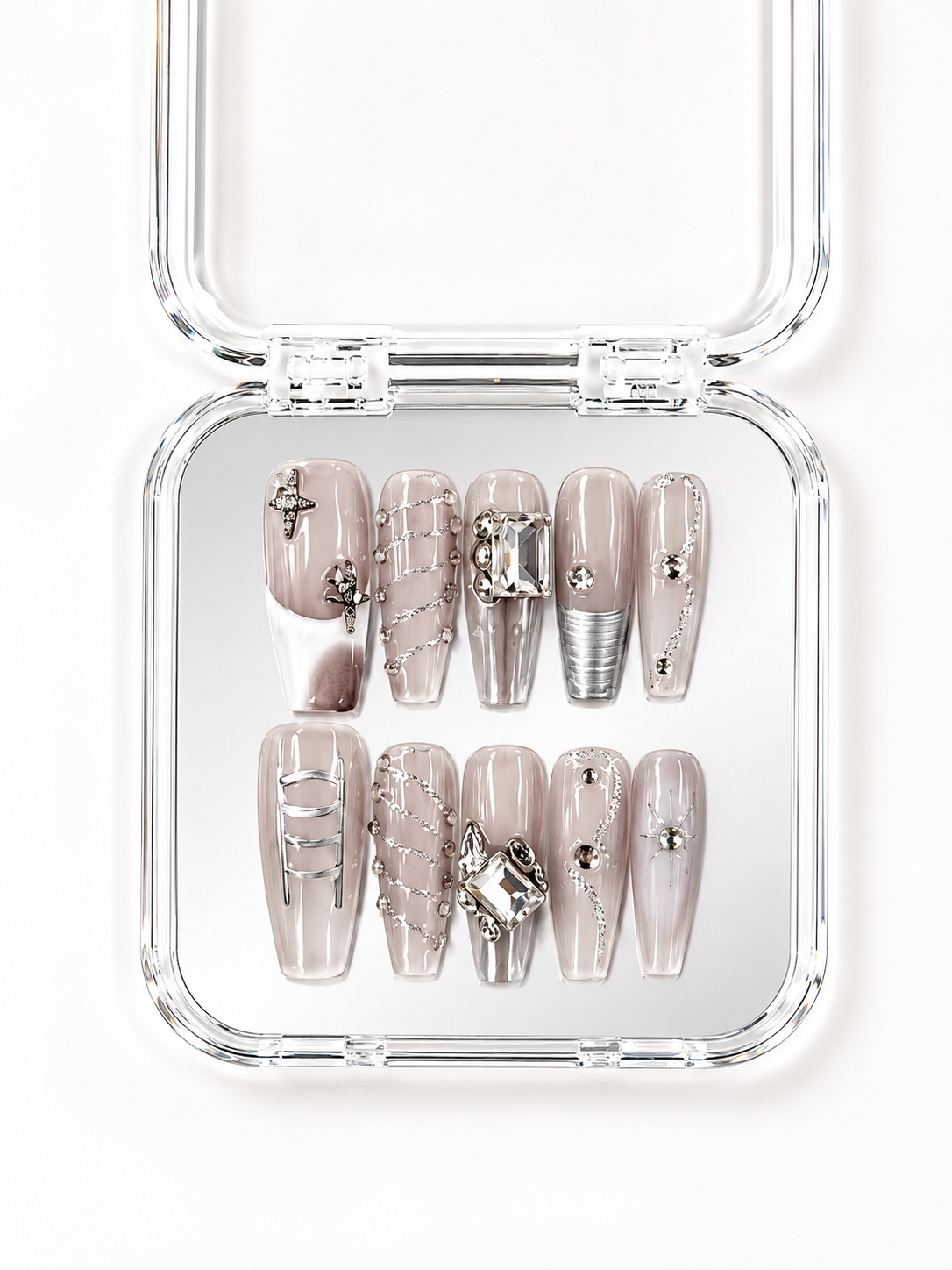Nude Chrome Diamond