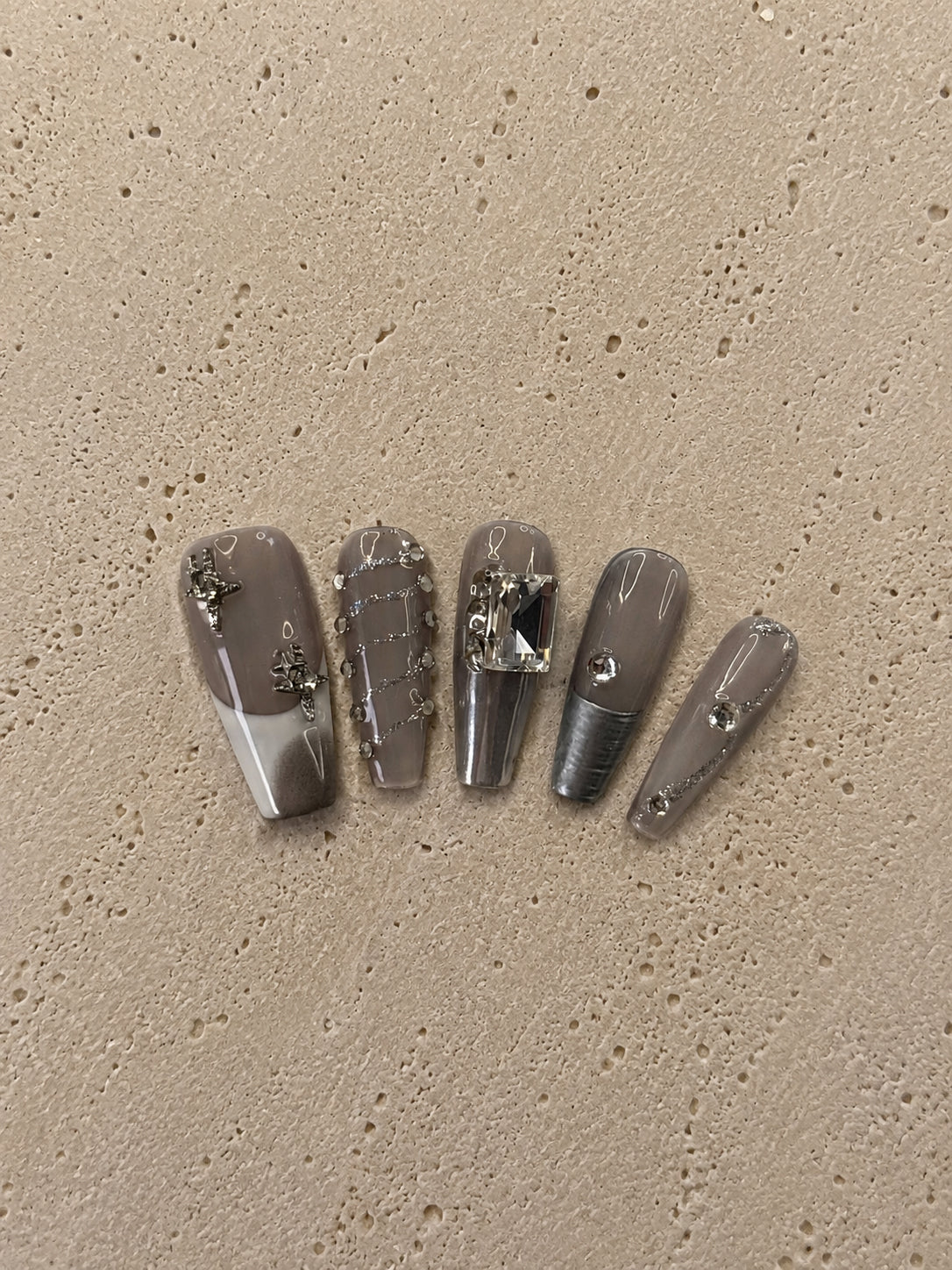 Nude Chrome Diamond