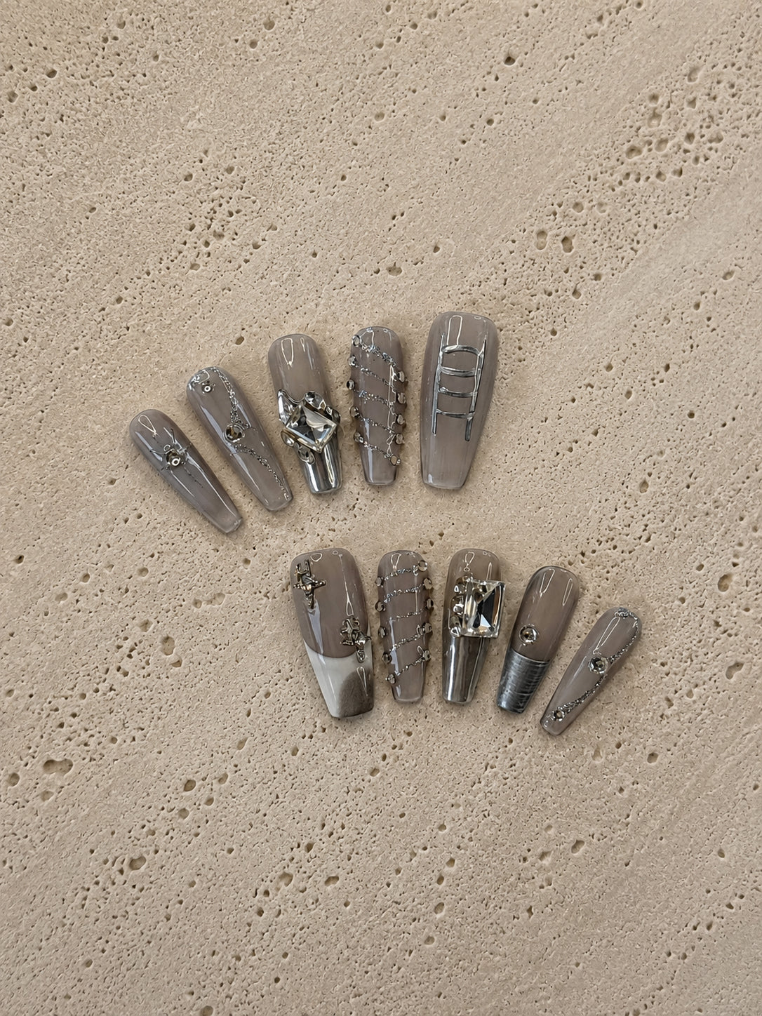 Nude Chrome Diamond