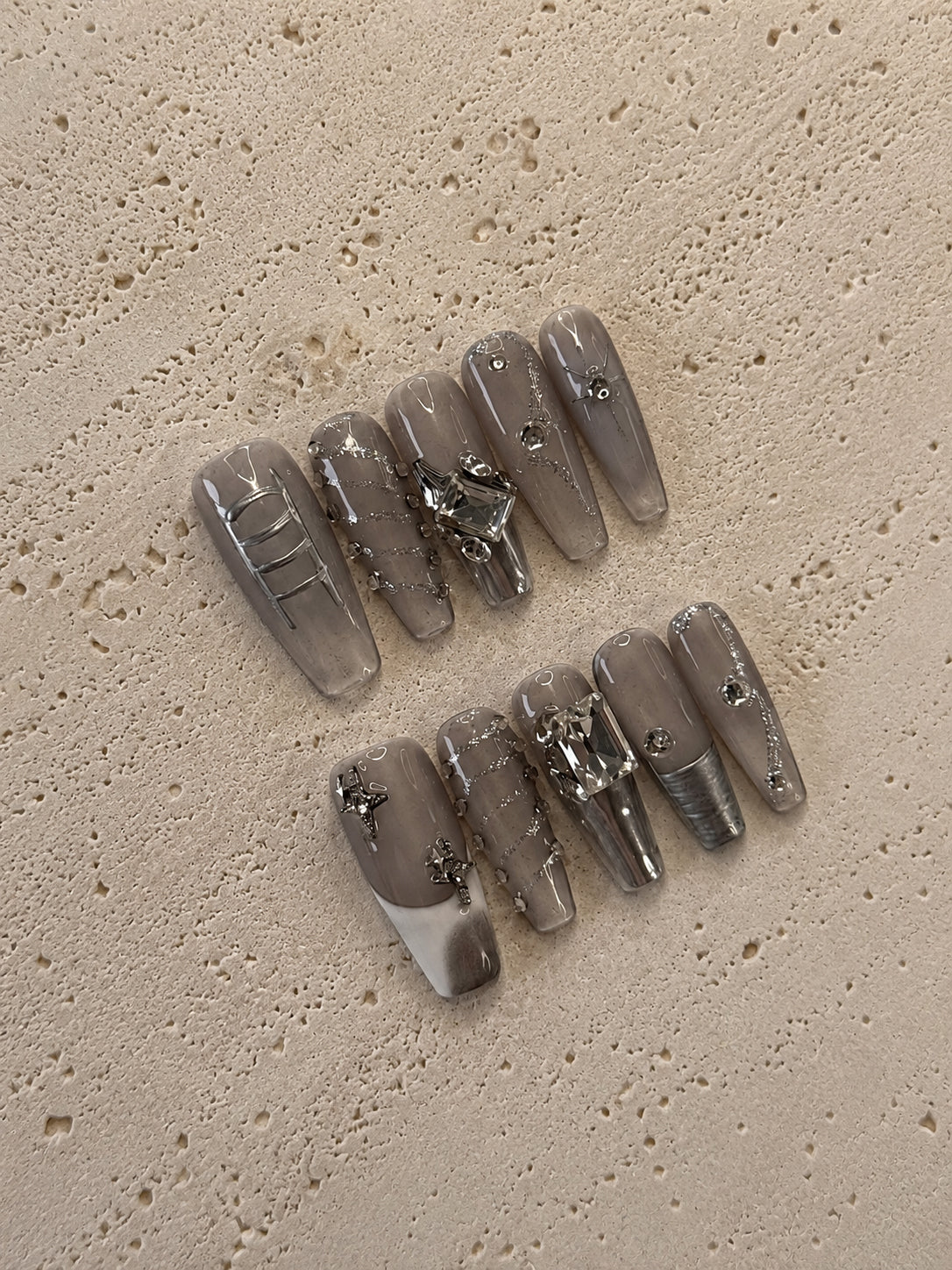 Nude Chrome Diamond