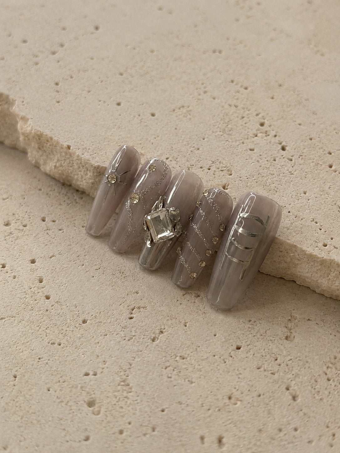 Nude Chrome Diamond