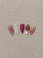 Pink Dotted Floral