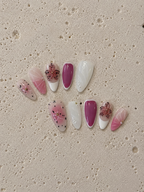 Pink Dotted Floral