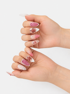 Pink Dotted Floral