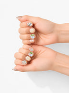 Nude Crystal Flower