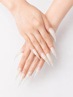 Clear Music Note Stiletto
