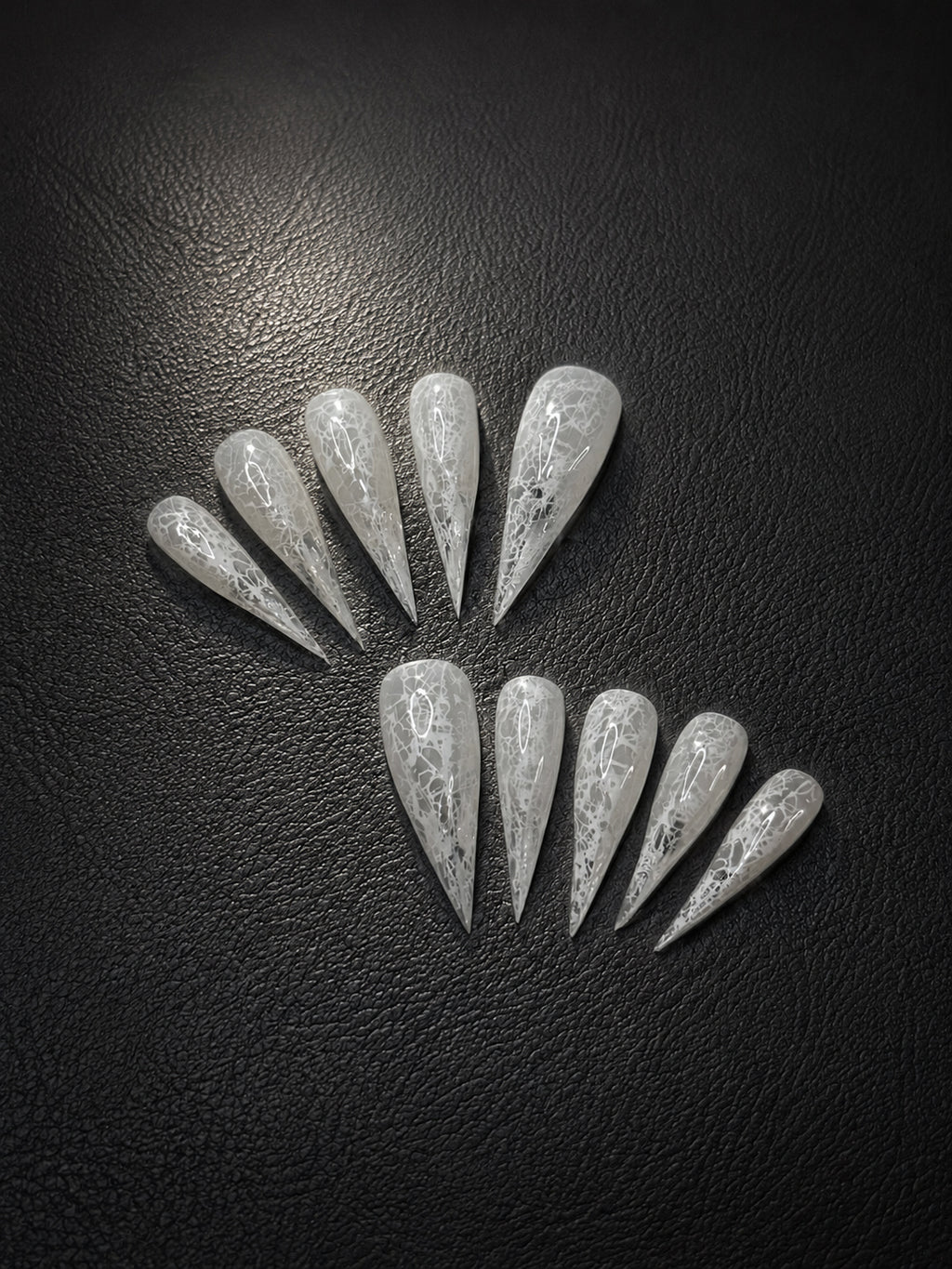 Clear Music Note Stiletto