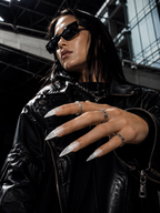Clear Music Note Stiletto