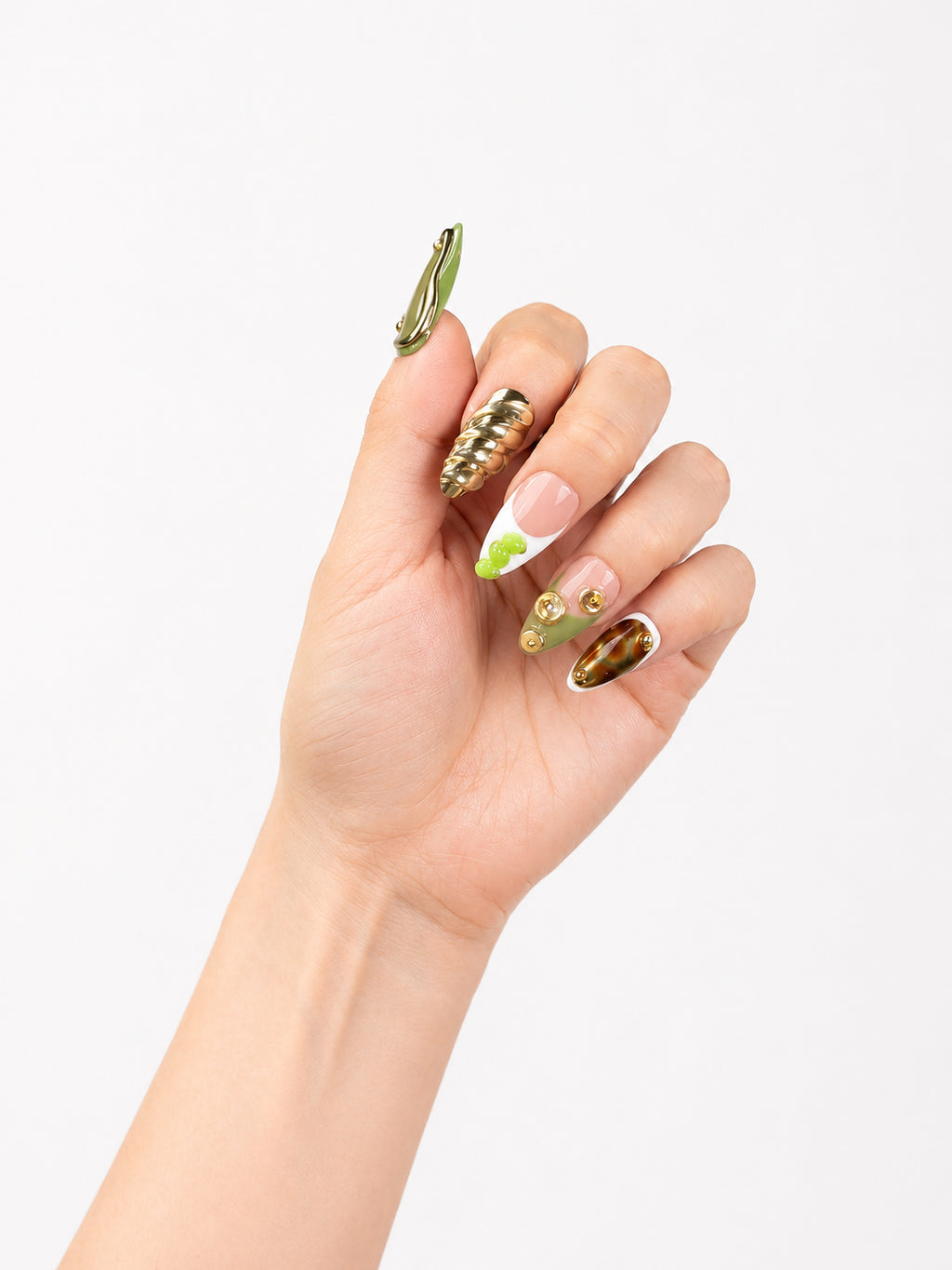 Olive Tortoise Vintage Metal