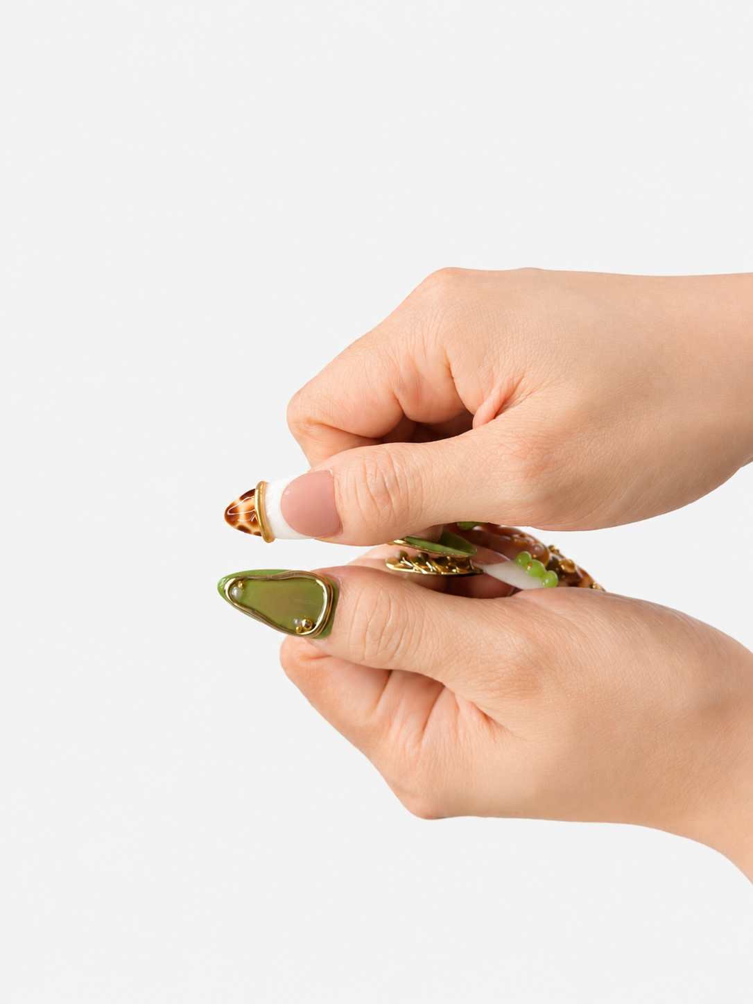 Olive Tortoise Vintage Metal