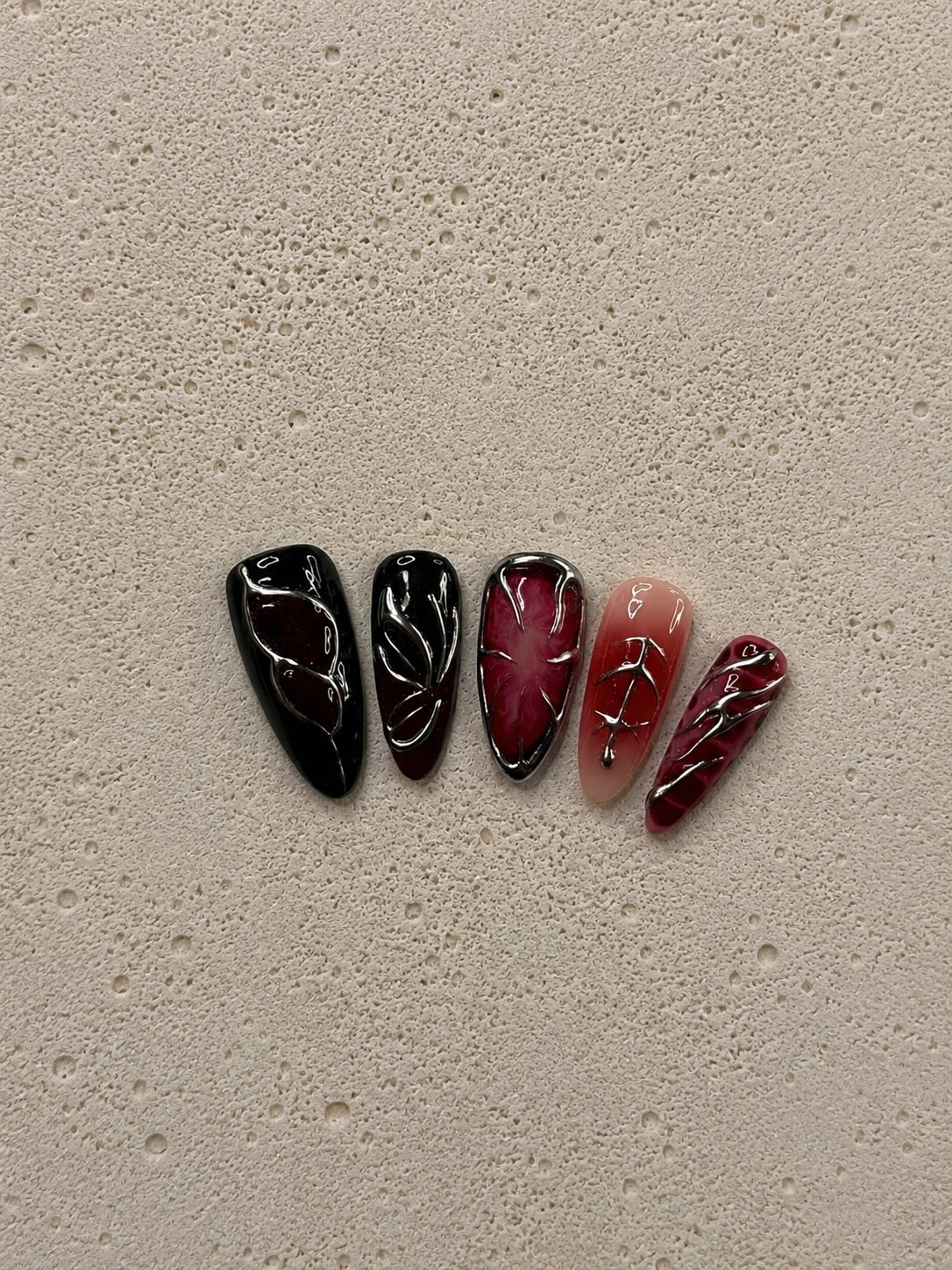 Red Thorn Silver Gothic