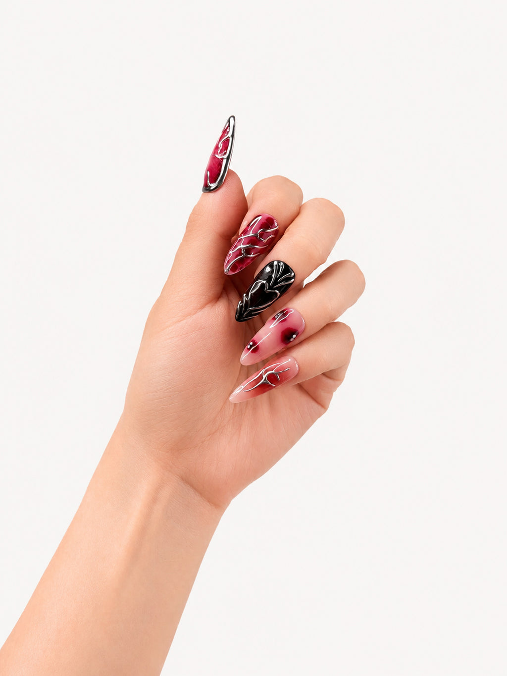 Red Thorn Silver Gothic