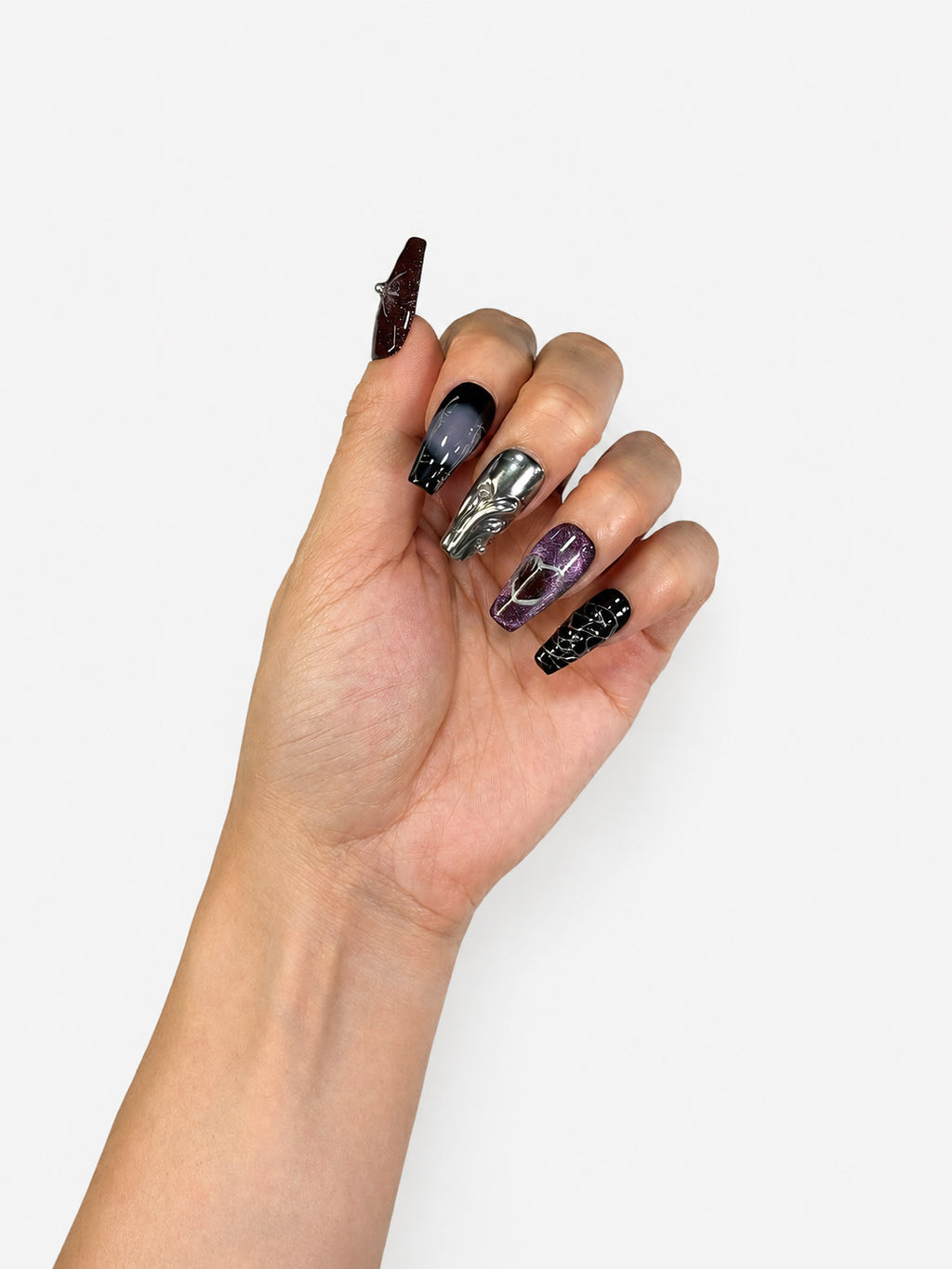Dark Silver Spider