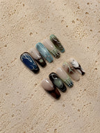Retro Aqua Marble