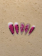 Magenta Butterfly Punk