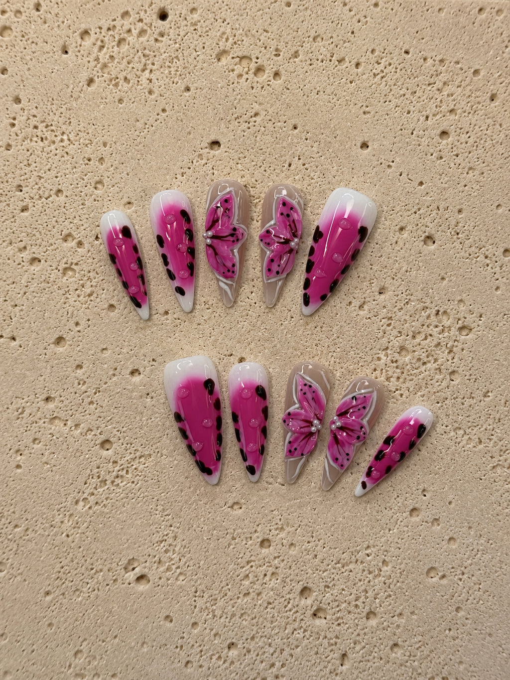 Magenta Butterfly Punk