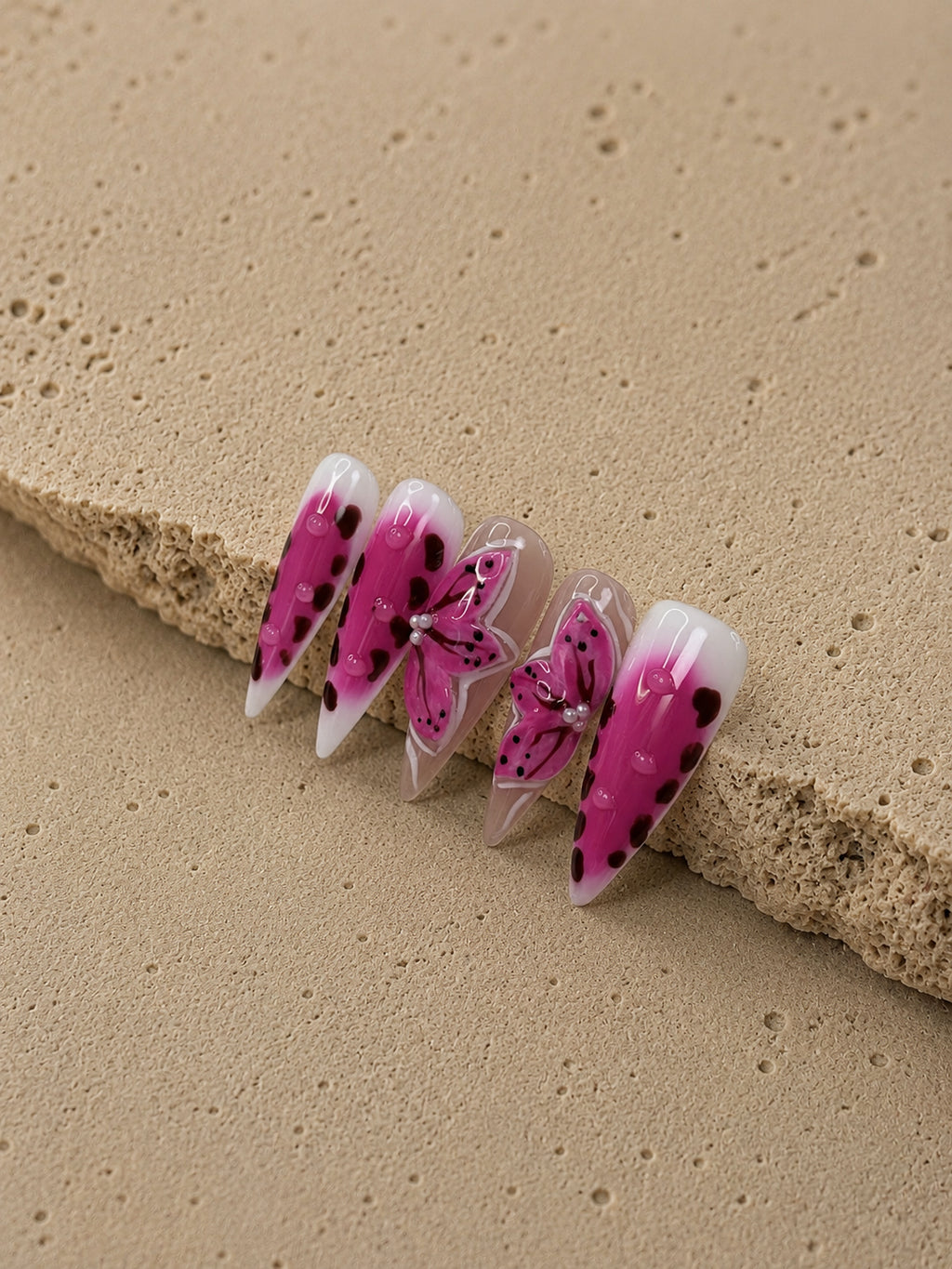Magenta Butterfly Punk