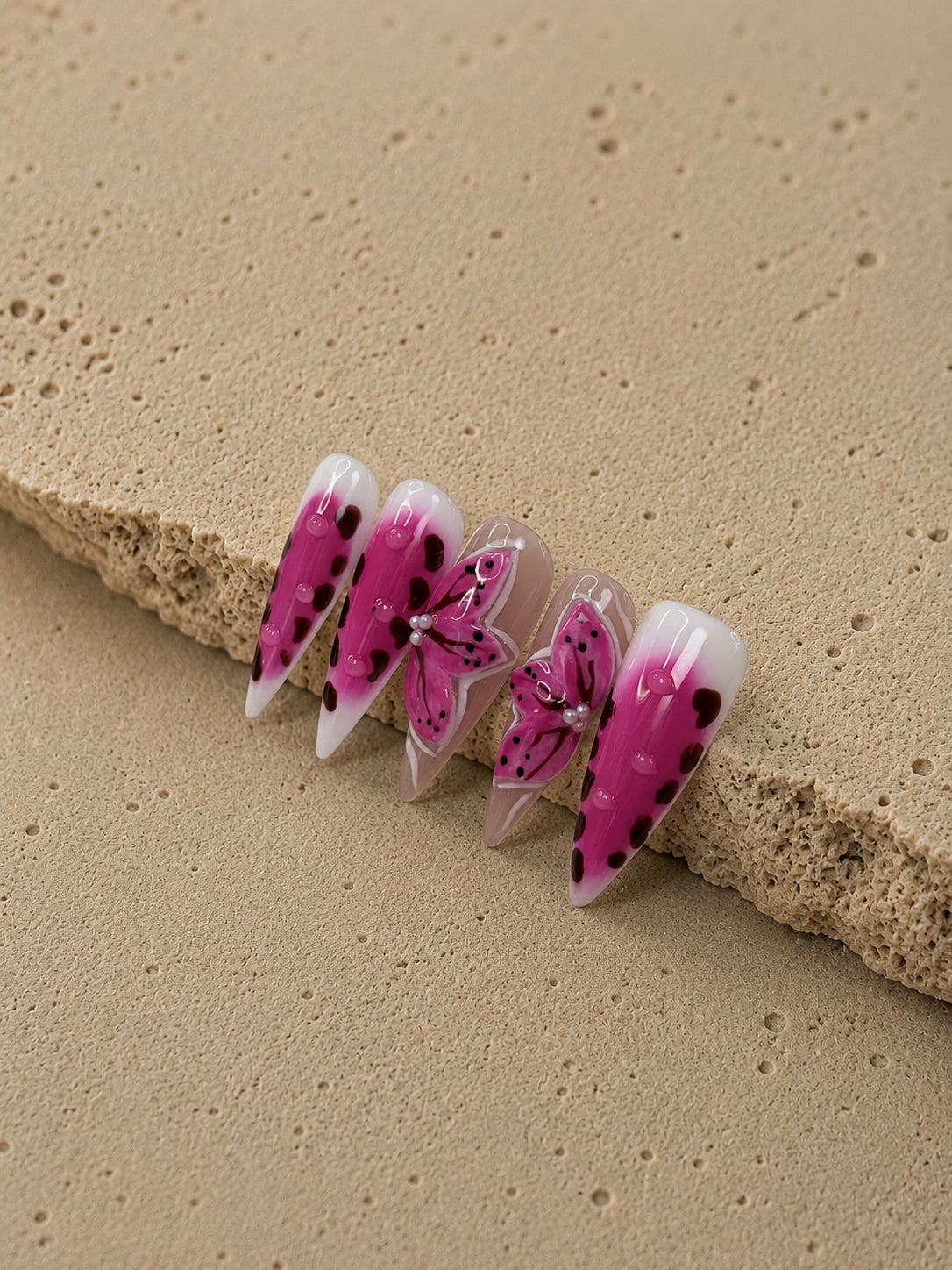 Magenta Butterfly Punk