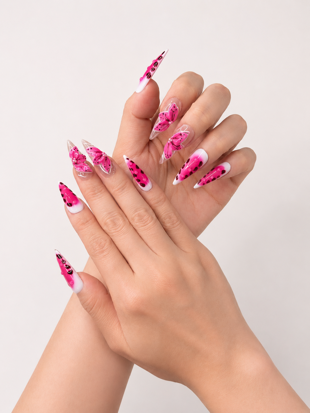 Magenta Butterfly Punk
