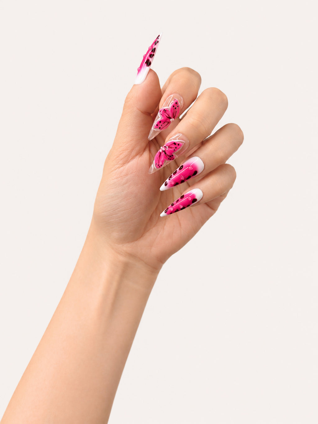 Magenta Butterfly Punk