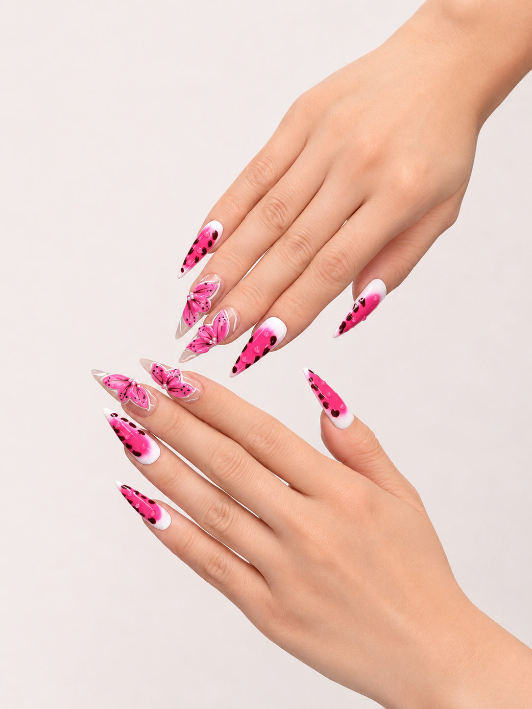 Magenta Butterfly Punk