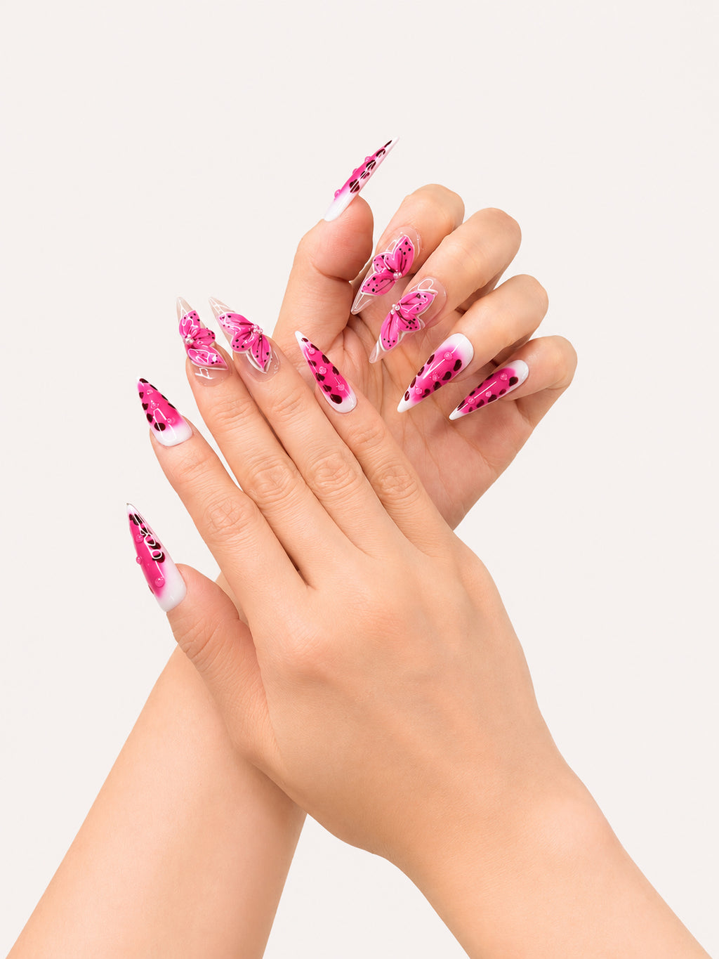 Magenta Butterfly Punk