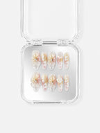 Peach Gradient 3D Floral