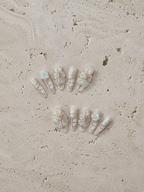 Peach Gradient 3D Floral