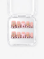 Pink Leopard Hello Bow