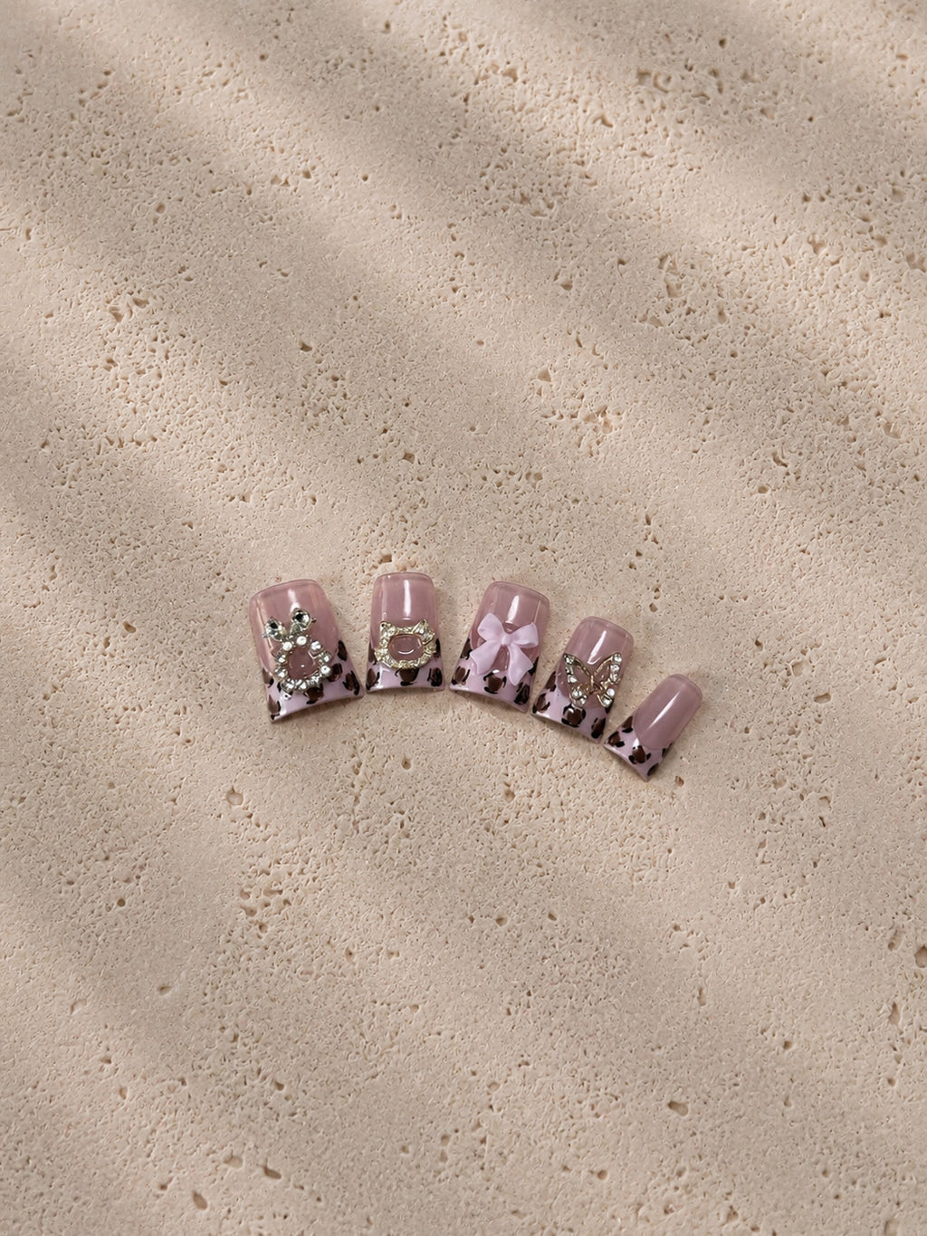 Pink Leopard Hello Bow