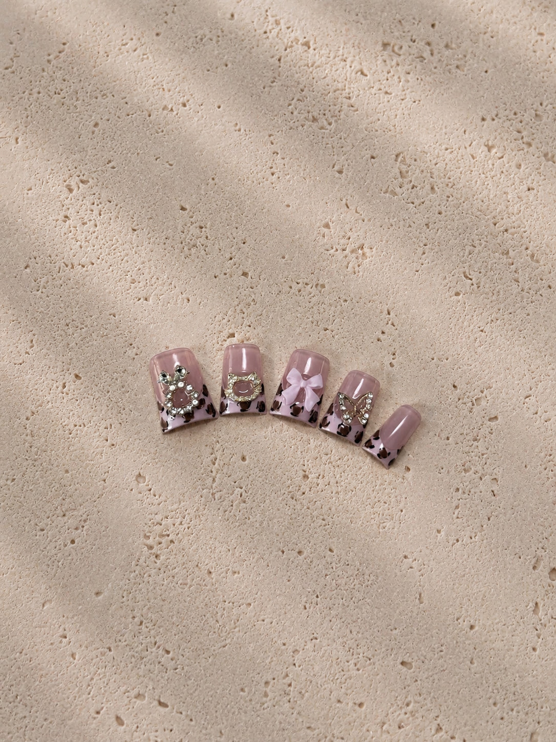 Pink Leopard Hello Bow