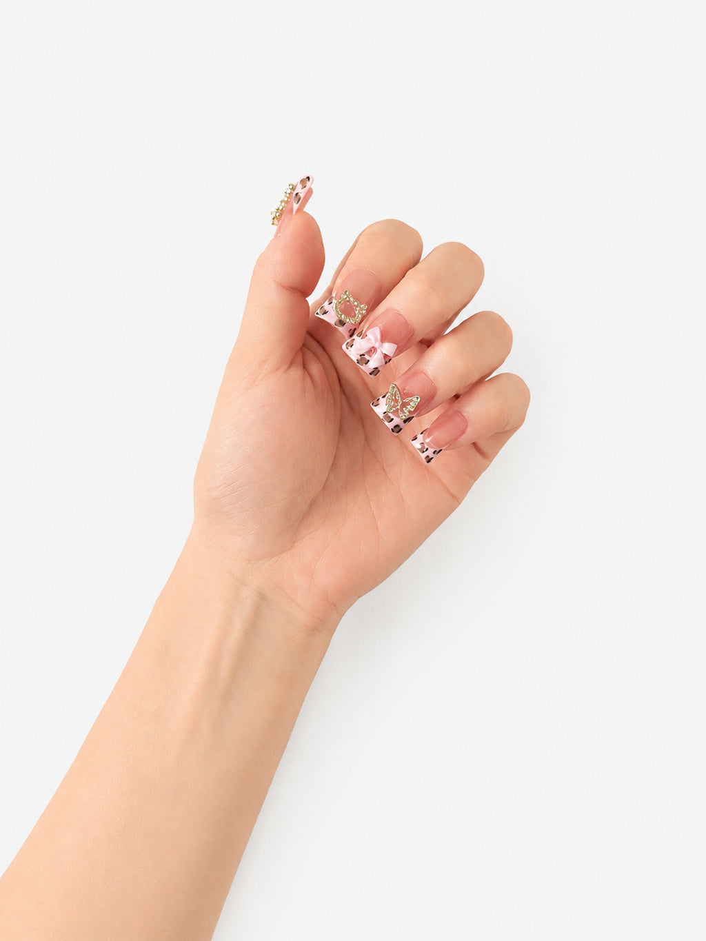 Pink Leopard Hello Bow