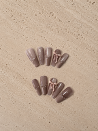 Nude Pink Pearl Ribbon