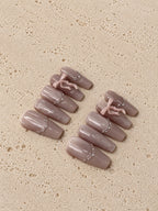 Nude Pink Pearl Ribbon