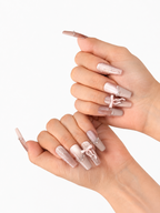 Nude Pink Pearl Ribbon