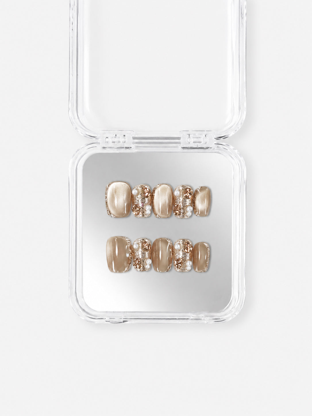 Milk Tea Nude Gold Flora